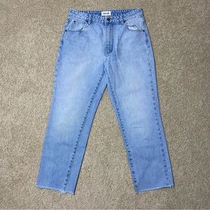 Rolla’s Miller High Rise Slim Light Denim Blue Wash Jeans Cropped Size 29 Travel